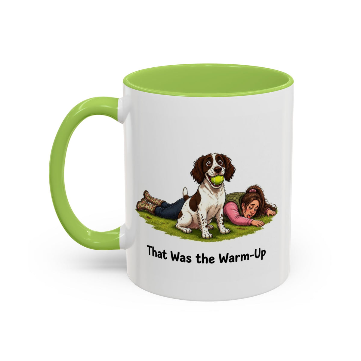 Warm-Up Mug - Springer Spaniel - Liver & White - Woman
