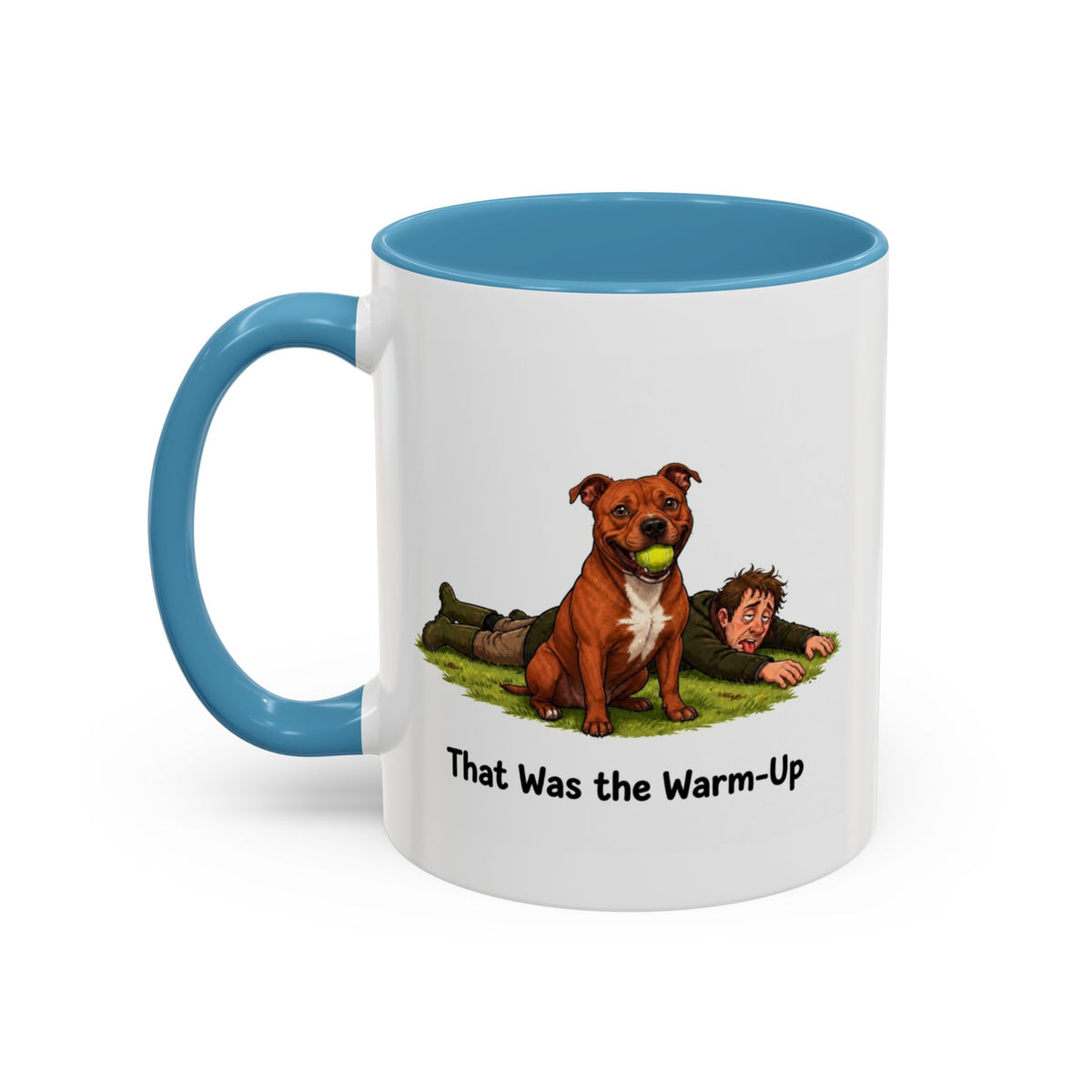 Warm-Up Mug - Staffordshire Bull Terrier - Red - Man
