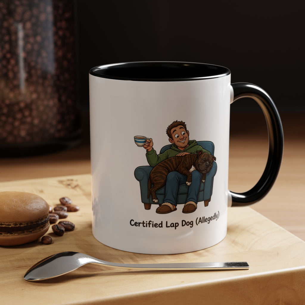 Lap Dog Mug - Staffordshire Bull Terrier - Brindle