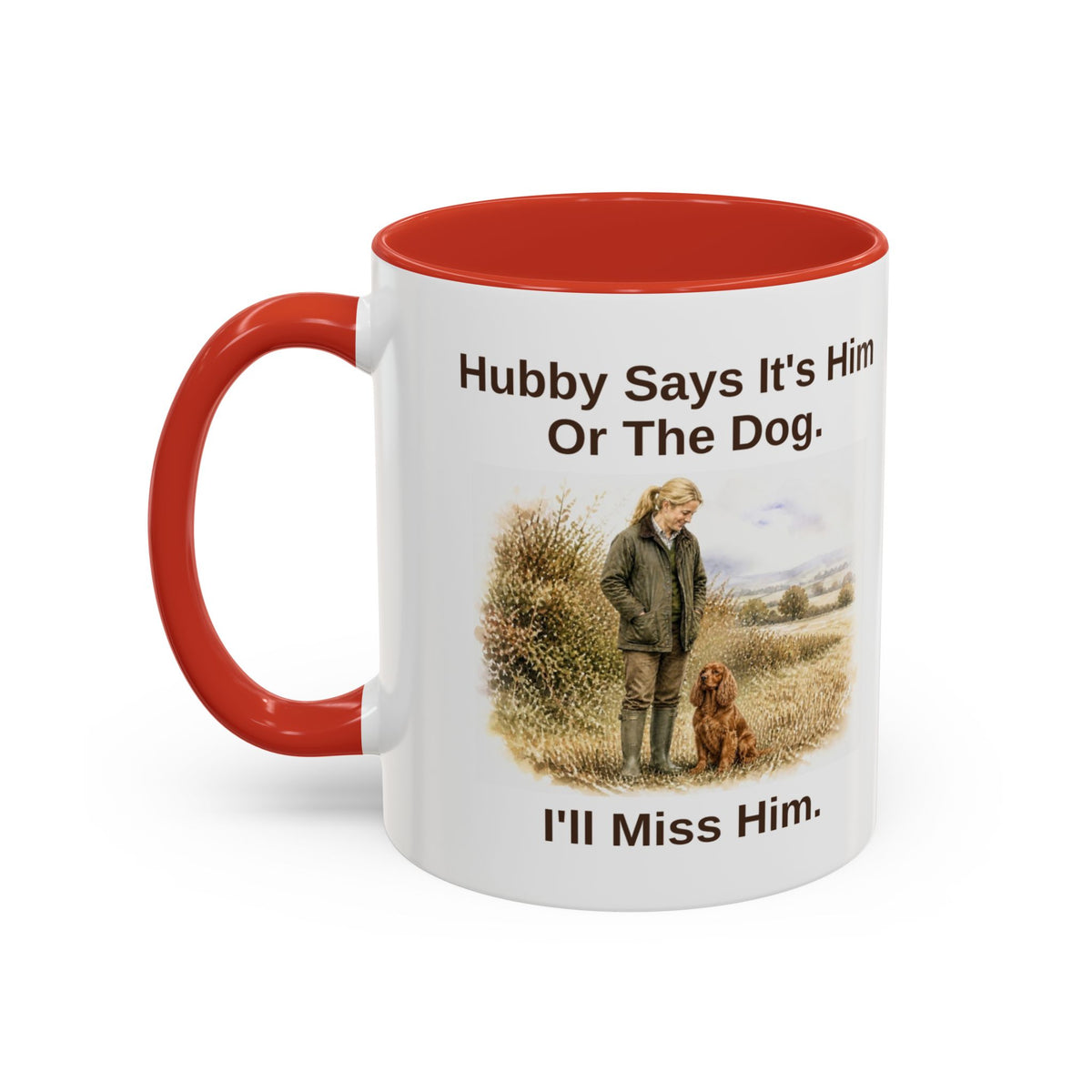 Hubby Says Mug - Cocker Spaniel - Red - Blonde