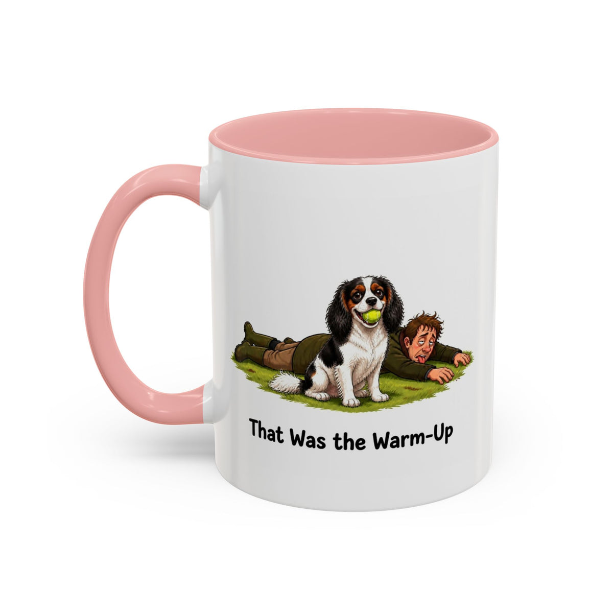 Warm-Up Mug - Cavalier King Charles Spaniel - Tricolour - Man