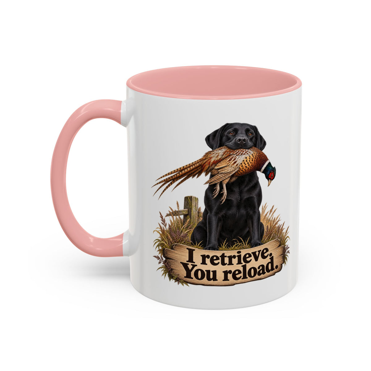 Funny Black Labrador Mug - I Retrieve You Reload, Gundog Owner Gift, Shooting Dog Lover Coffee Mug, 11oz