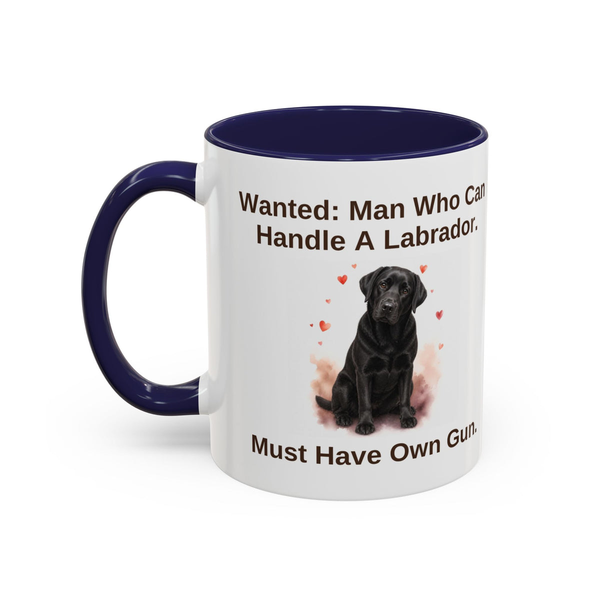 Wanted Mug - Labrador - Black - Man