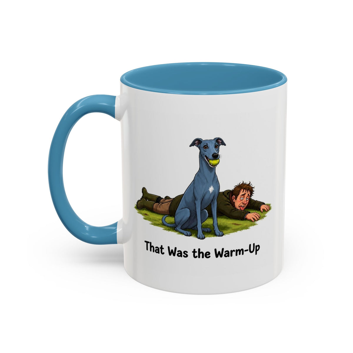 Warm-Up Mug - Whippet - Blue - Man