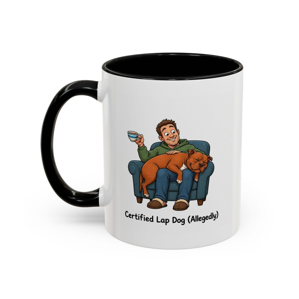 Lap Dog Mug - Staffordshire Bull Terrier - Red