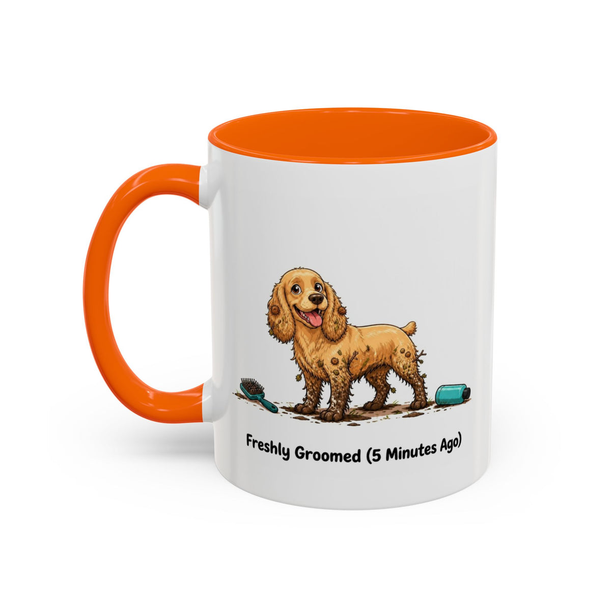Freshly Groomed Mug - Cocker Spaniel - Yellow (Golden)