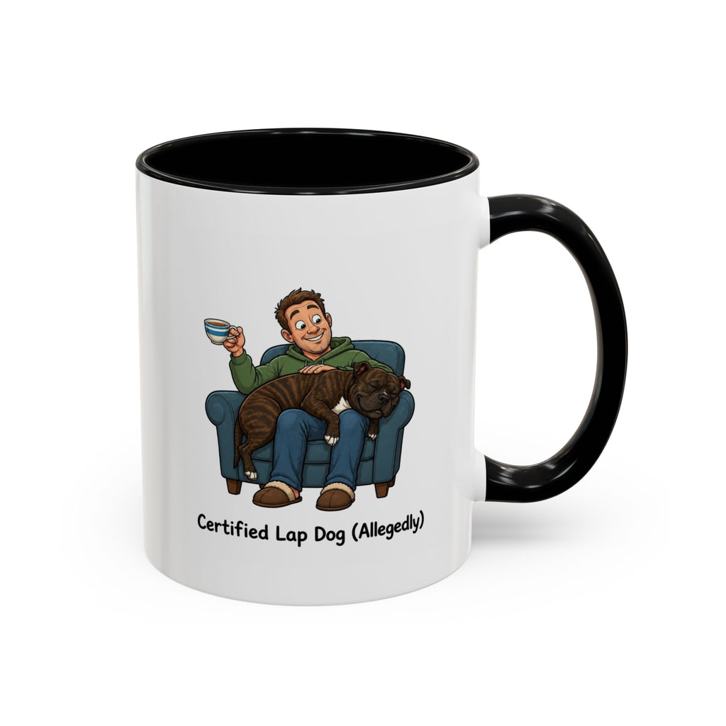 Lap Dog Mug - Staffordshire Bull Terrier - Brindle
