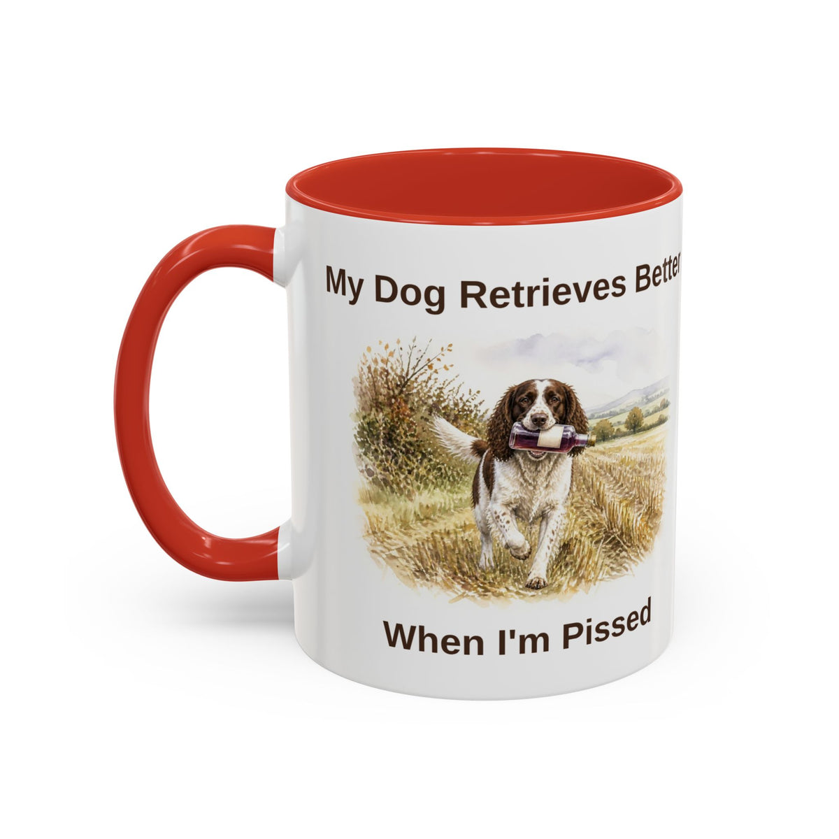 Retrieves Better Mug - Springer Spaniel - Liver & White