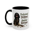 Funny Black Cocker Spaniel Mug - Professional Dickhead, Amateur Retriever, Working Gun Dog Gift, Pheasant Shooting Mug, 11oz