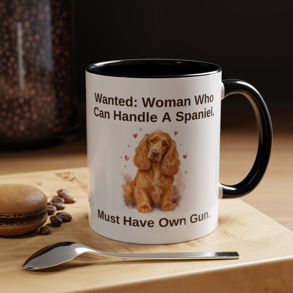 Wanted Mug - Cocker Spaniel - Golden - Woman