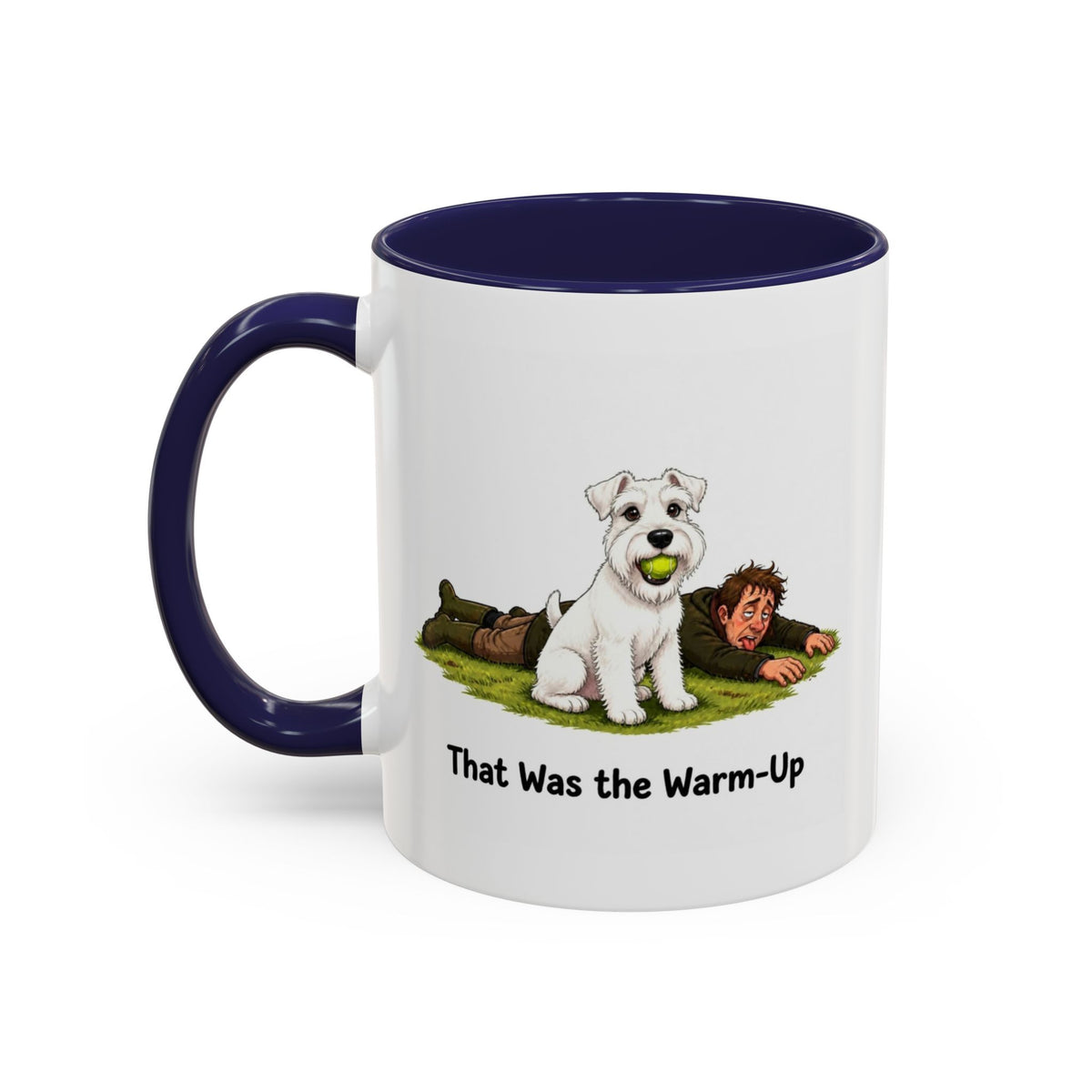 Warm-Up Mug - Miniature Schnauzer - White - Man