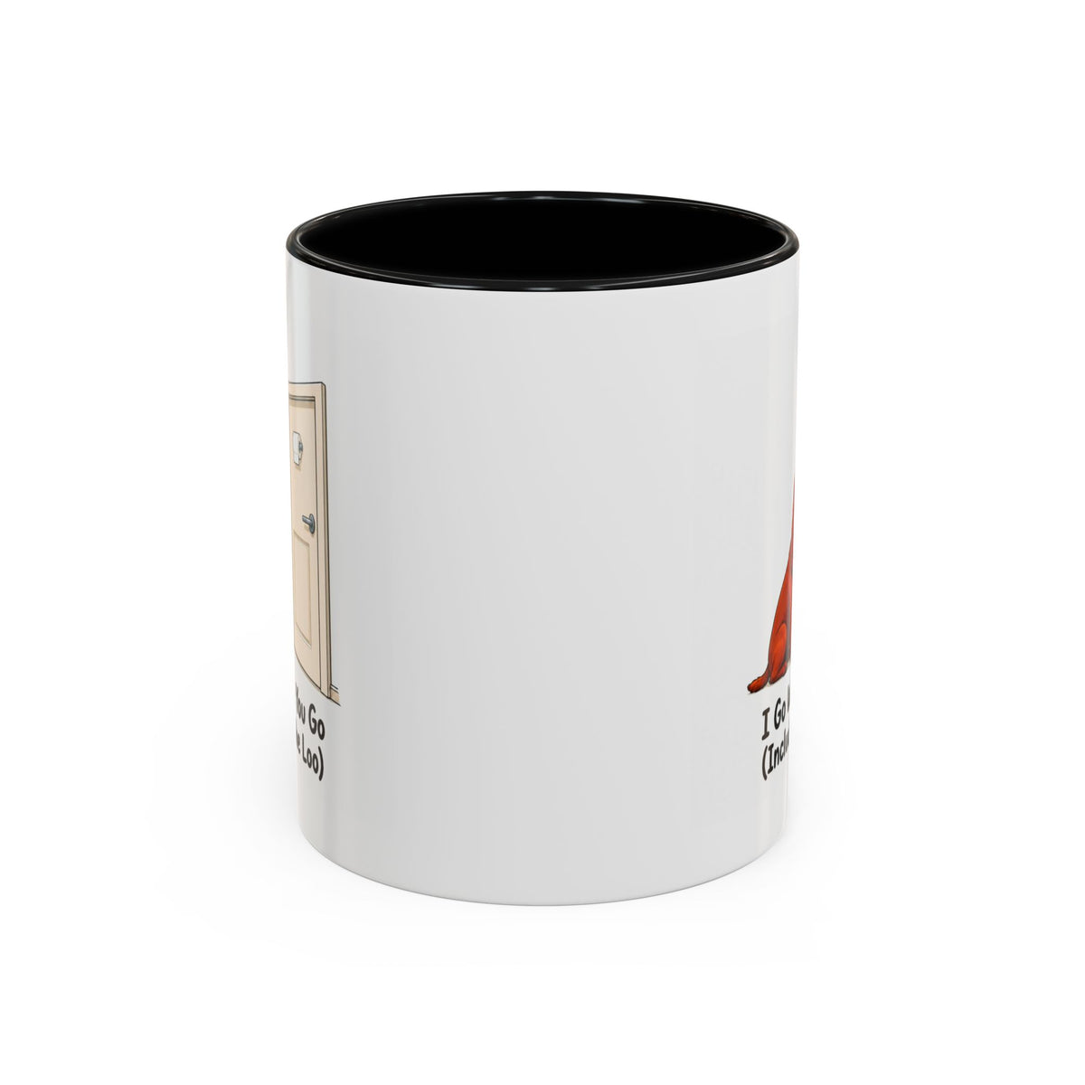 I Go Where You Go Mug - Cocker Spaniel - Red