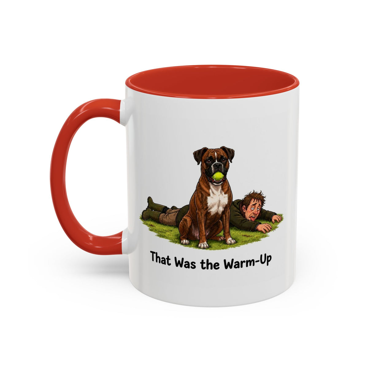 Warm-Up Mug - Boxer - Brindle - Man