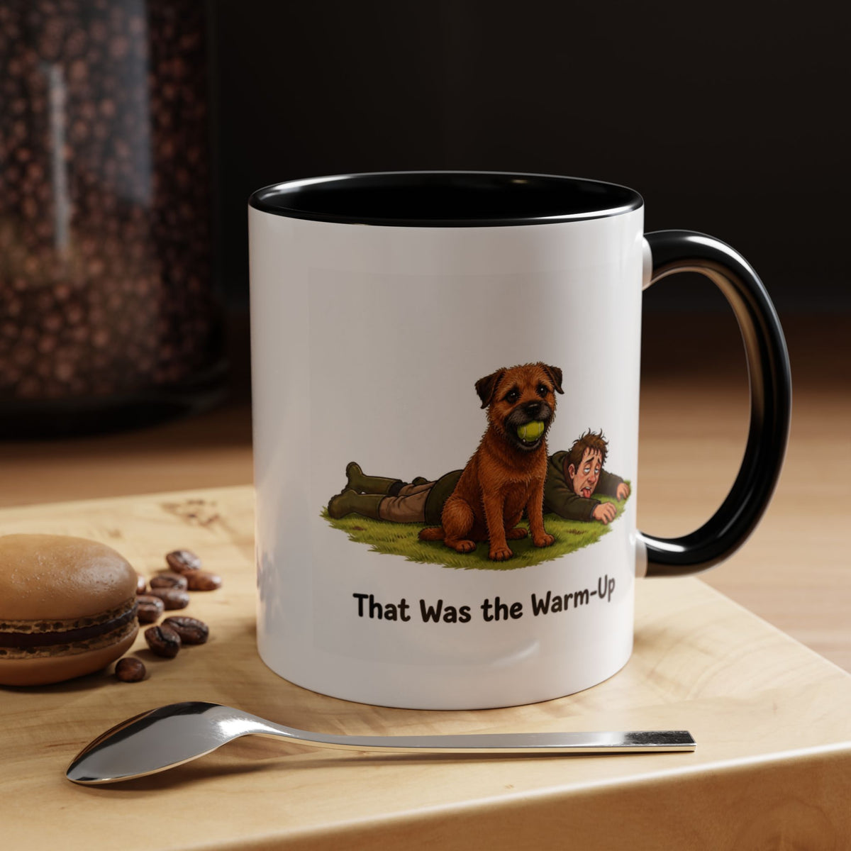 Warm-Up Mug - Border Terrier - Red - Man