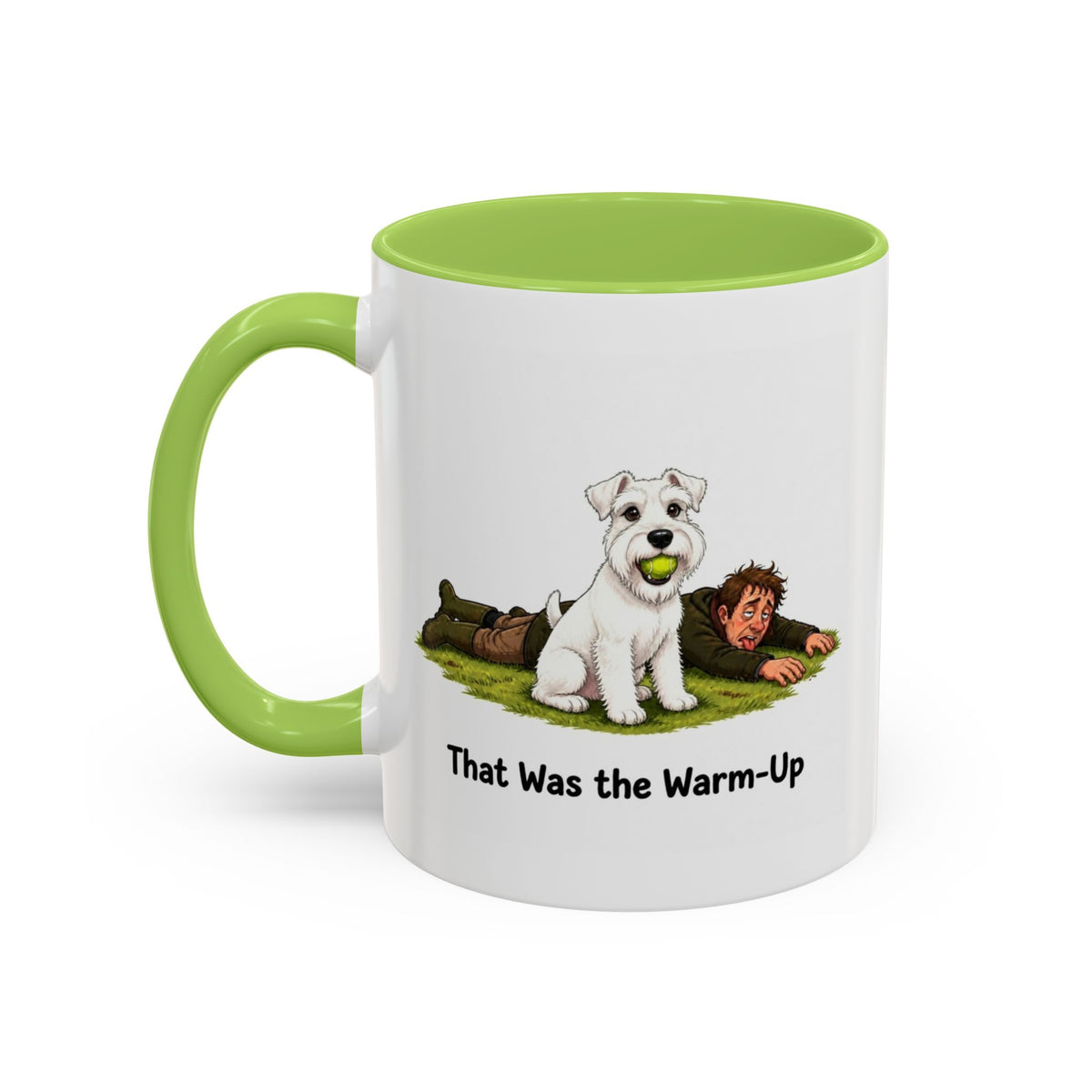 Warm-Up Mug - Miniature Schnauzer - White - Man