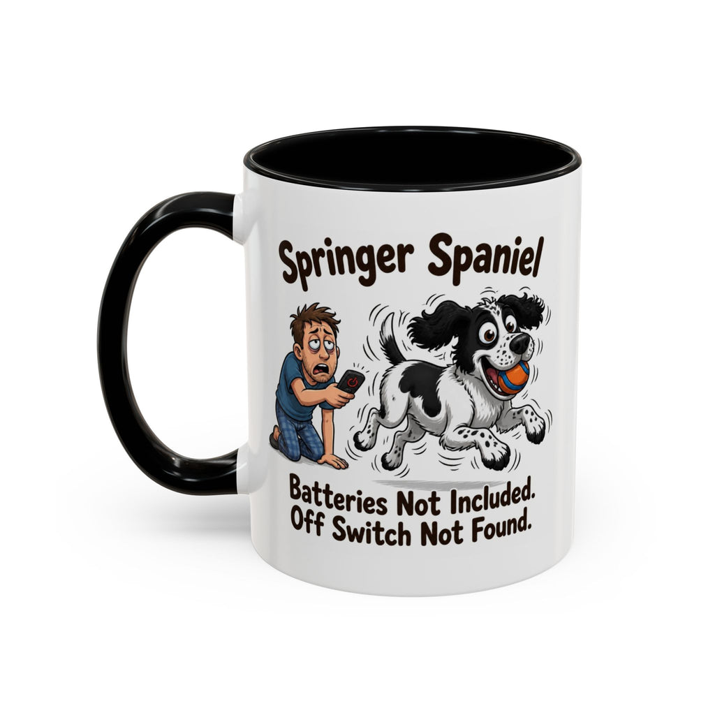 Off Switch Mug - Springer - Black & White - Man
