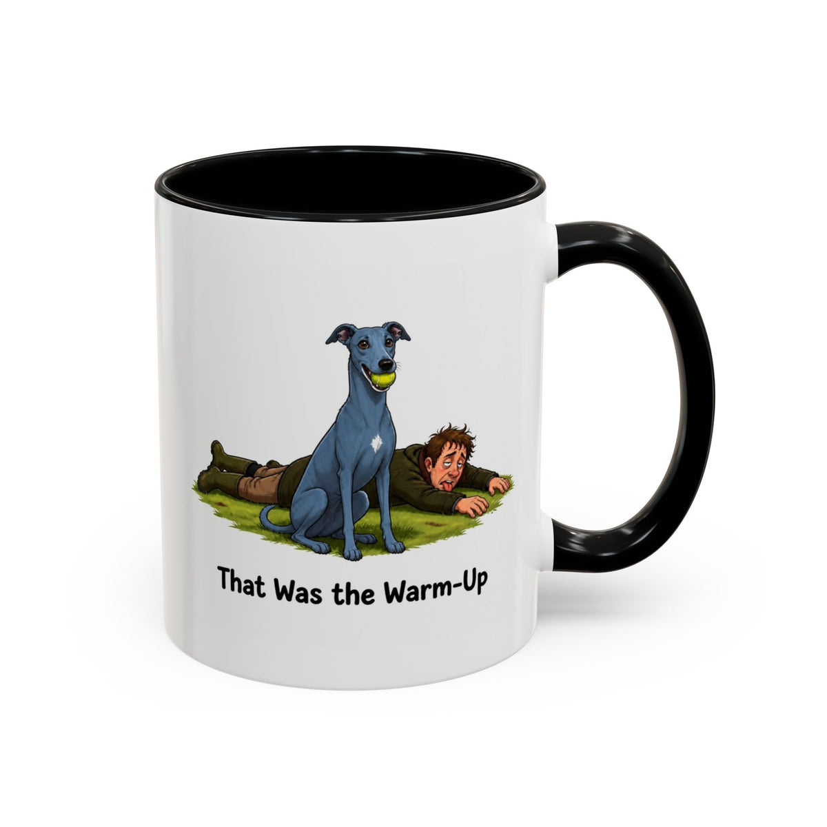 Warm-Up Mug - Whippet - Blue - Man