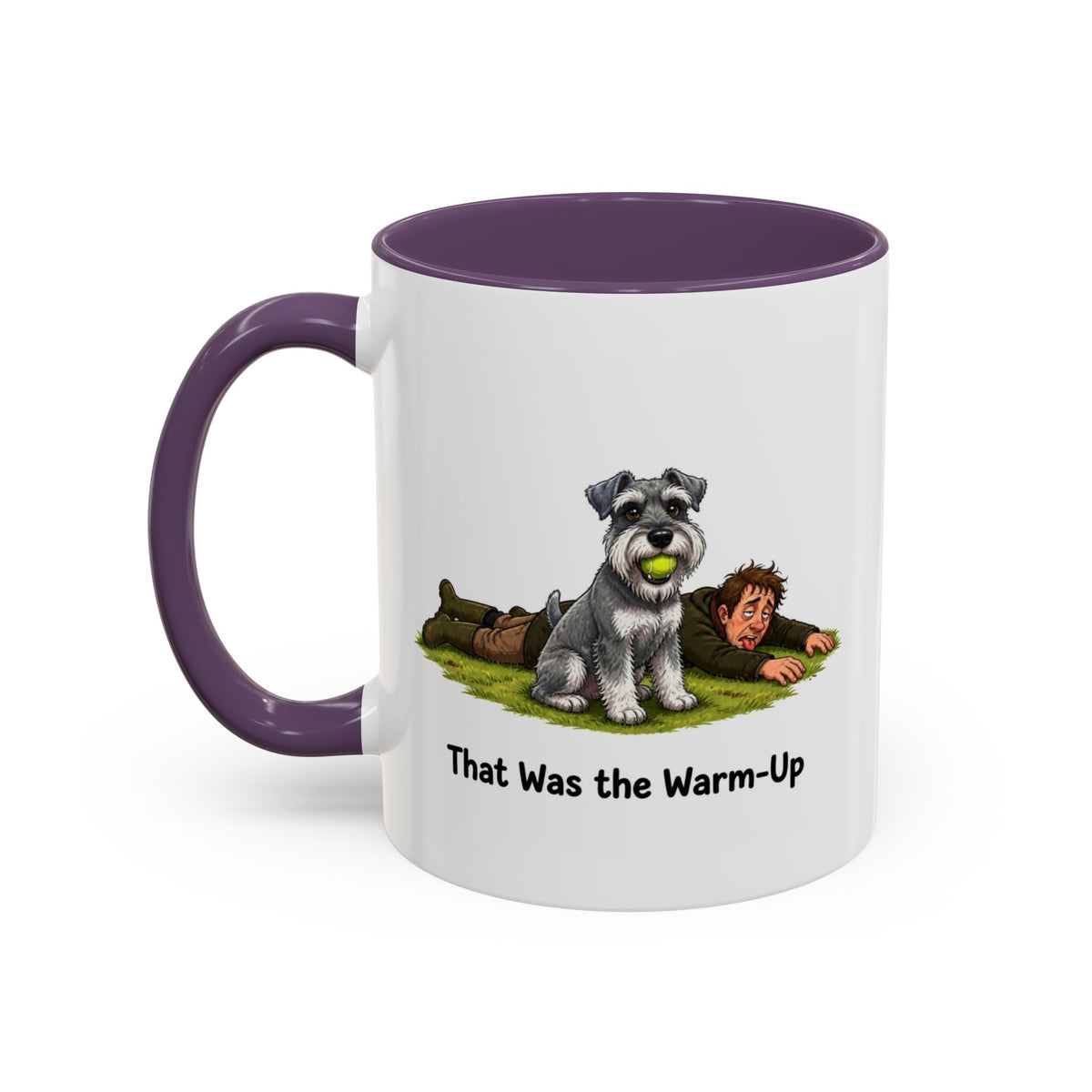 Warm-Up Mug - Miniature Schnauzer - Salt & Pepper - Man