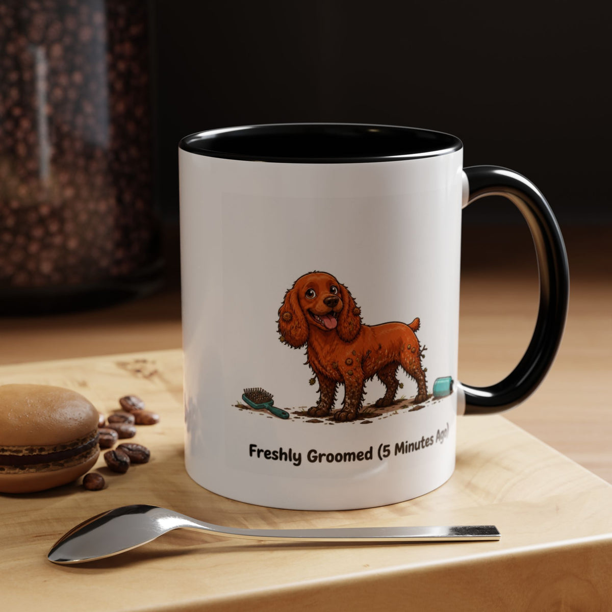 Freshly Groomed Mug - Cocker Spaniel - Red