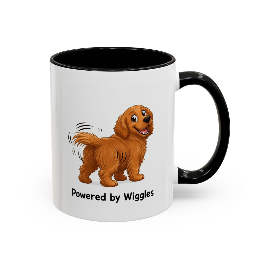 Powered by Wiggles Mug - Golden Retriever - Dark Golden