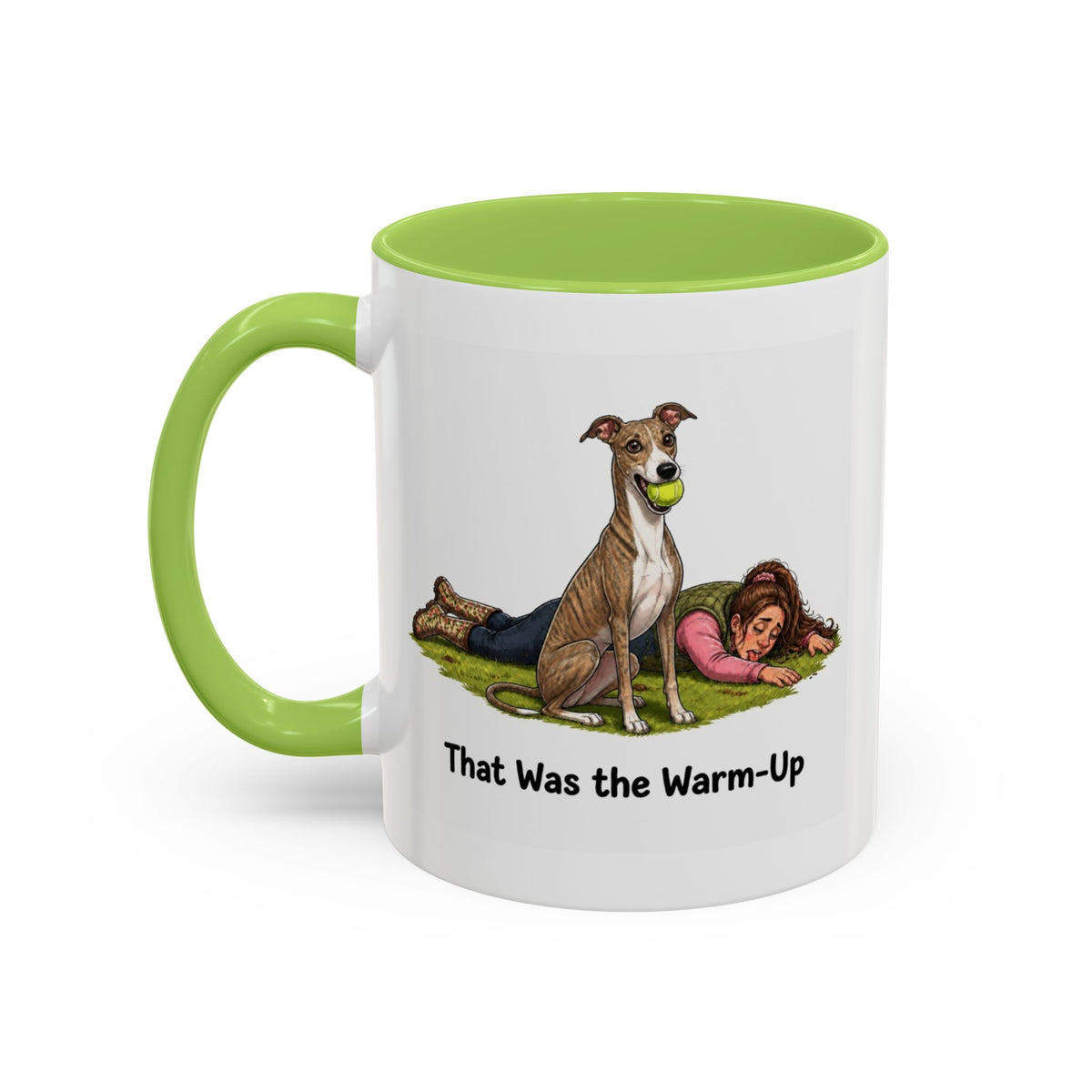 Warm-Up Mug - Whippet - Brindle - Woman