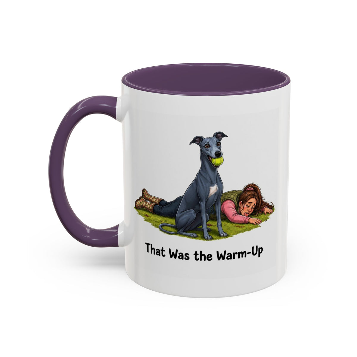 Warm-Up Mug - Whippet - Blue - Woman