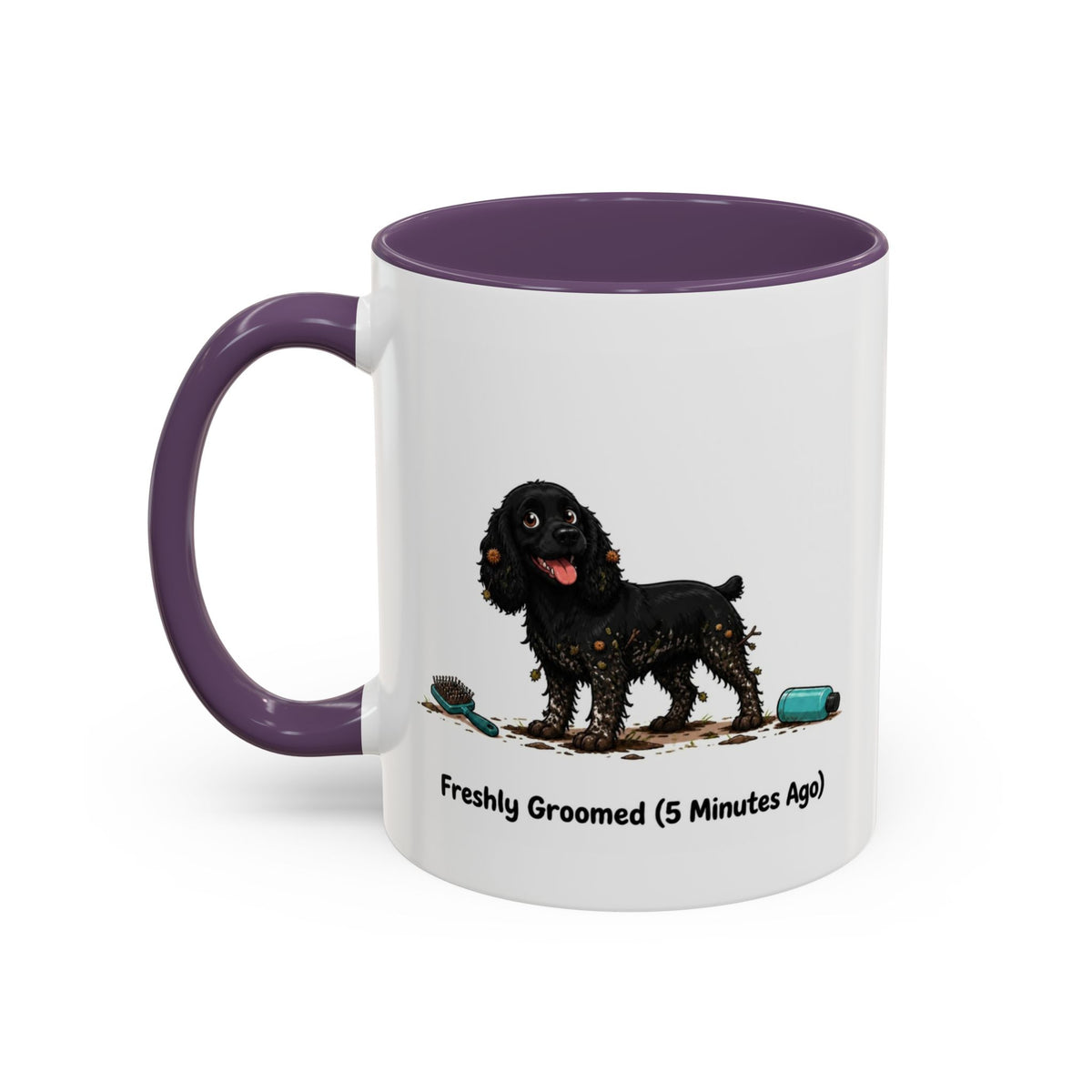 Freshly Groomed Mug - Cocker Spaniel - Black