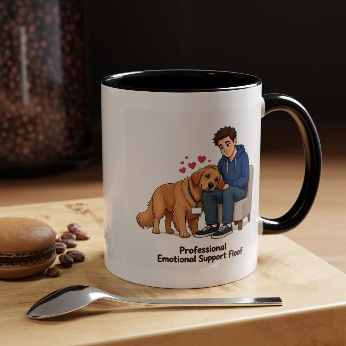 Support Floof Mug - Golden Retriever - Golden - Man