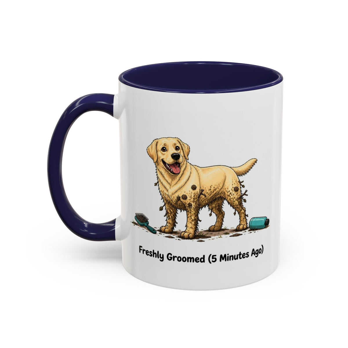 Freshly Groomed Mug - Labrador - Yellow