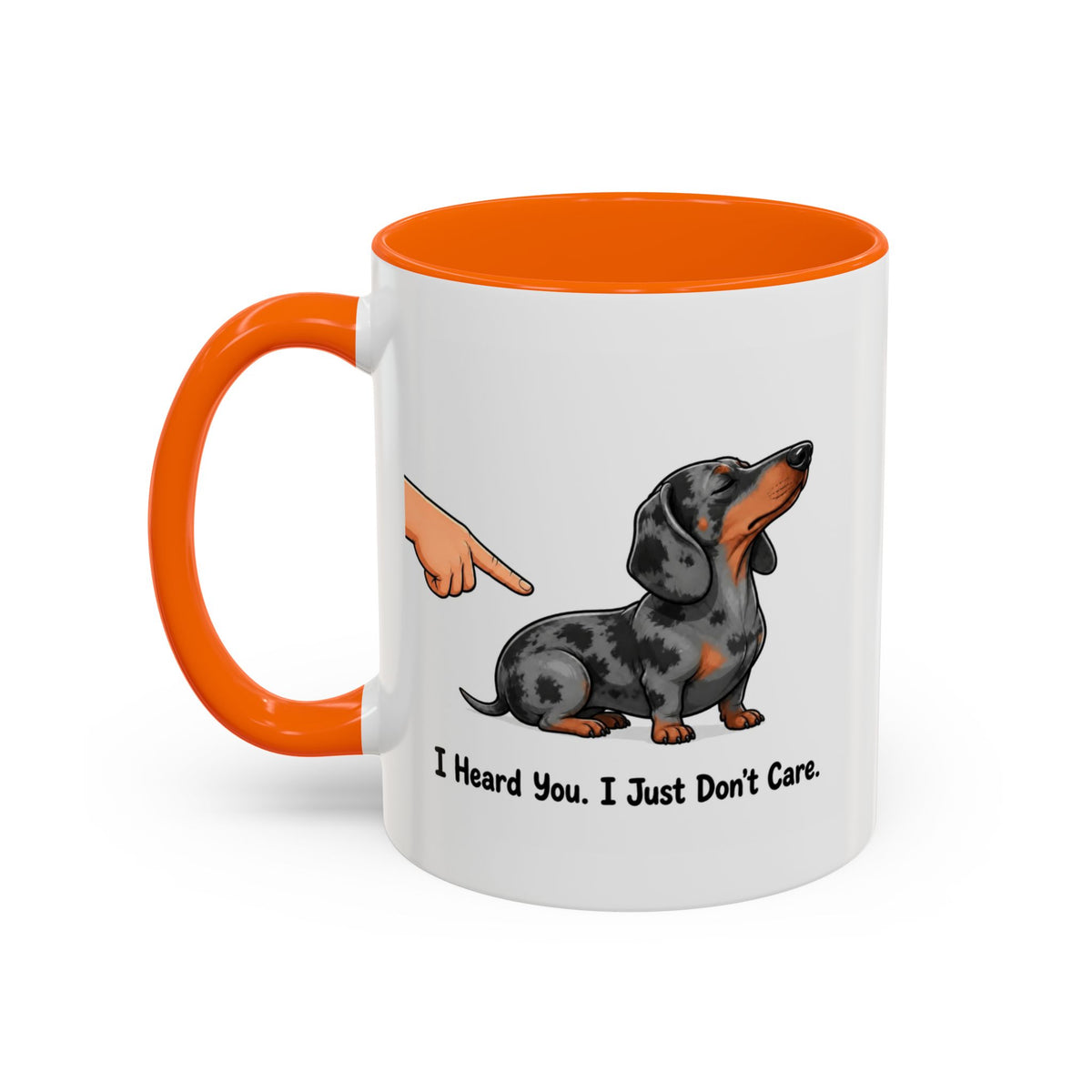 I Heard You Mug - Dachshund - Dapple