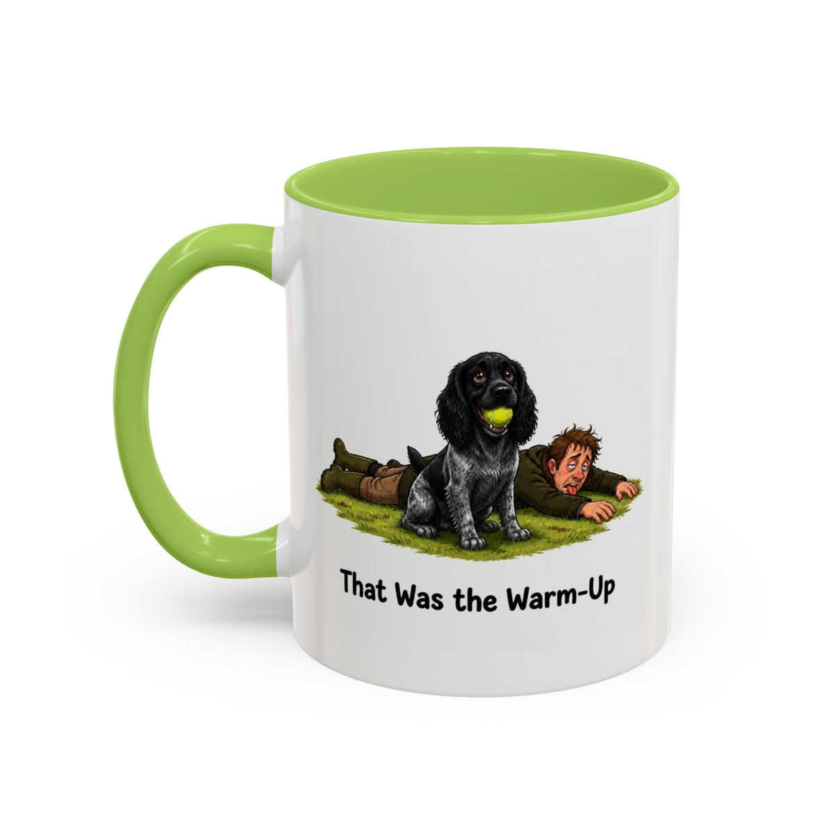 Warm-Up Mug - Cocker Spaniel - Blue Roan - Man