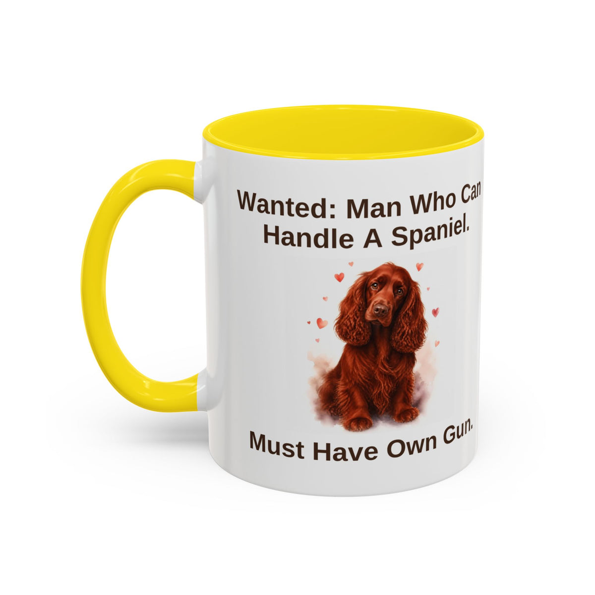 Wanted Mug - Cocker Spaniel - Red - Man