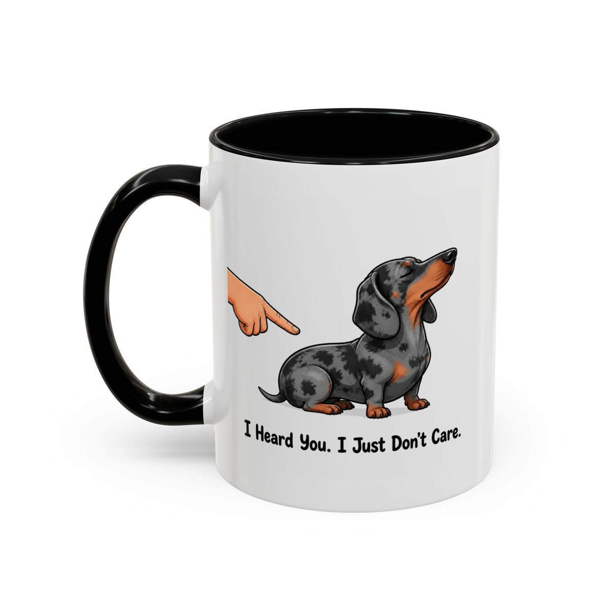 I Heard You Mug - Dachshund - Dapple