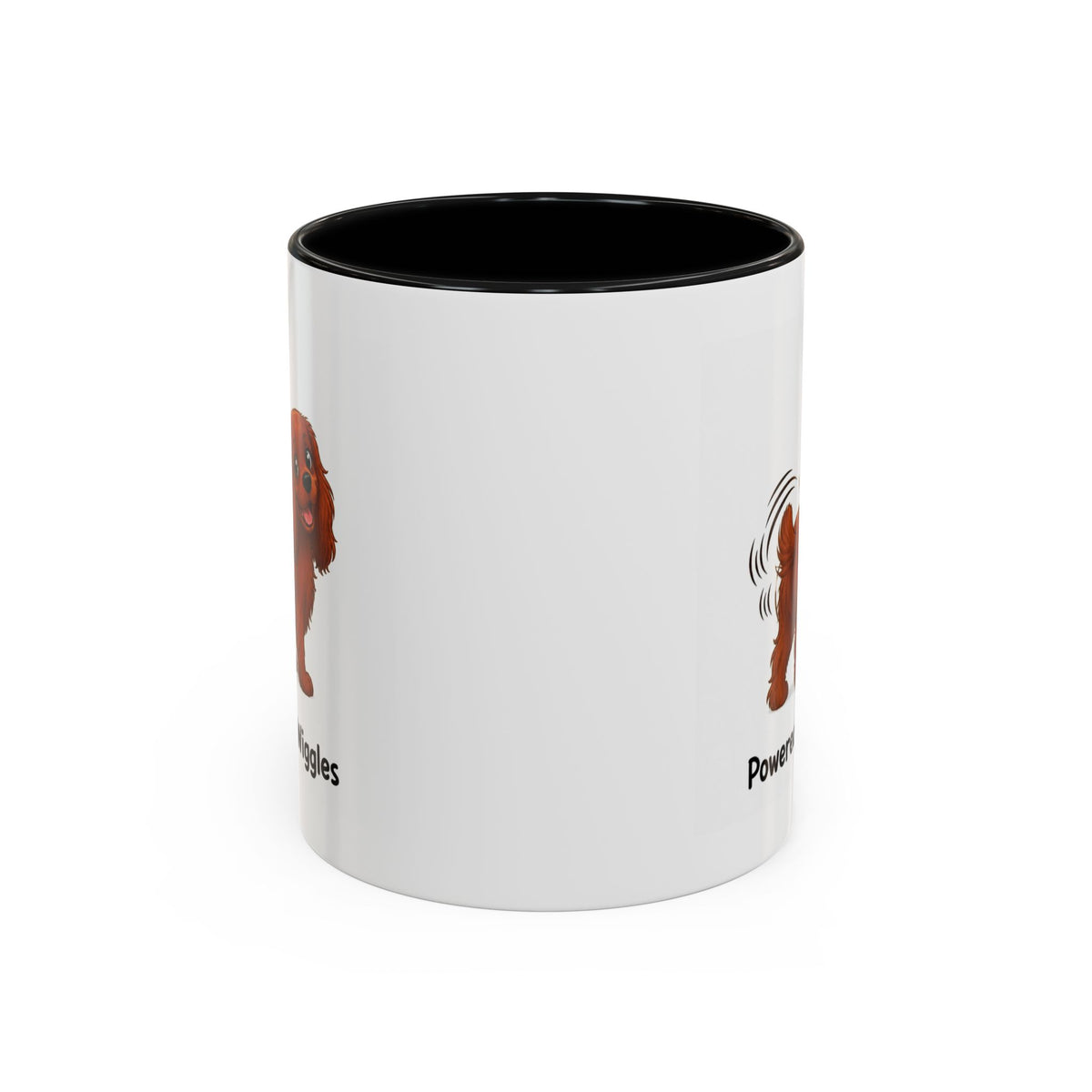 Powered by Wiggles Mug - Cavalier King Charles Spaniel - Ruby