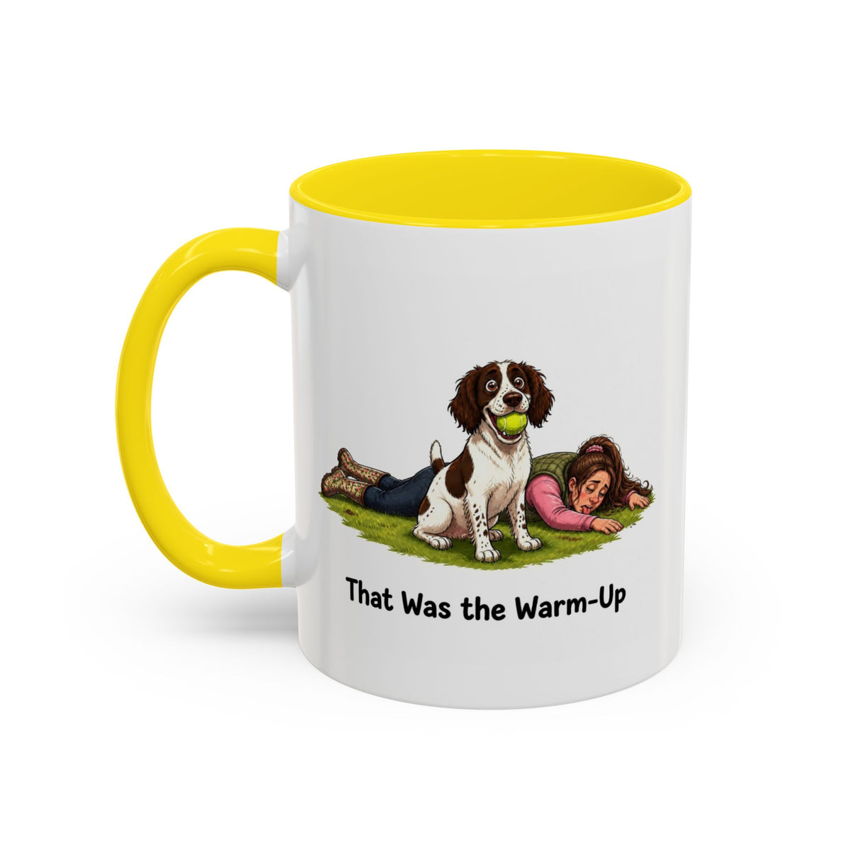 Warm-Up Mug - Springer Spaniel - Liver & White - Woman