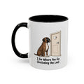 I Go Where You Go Mug - Boxer - Brindle