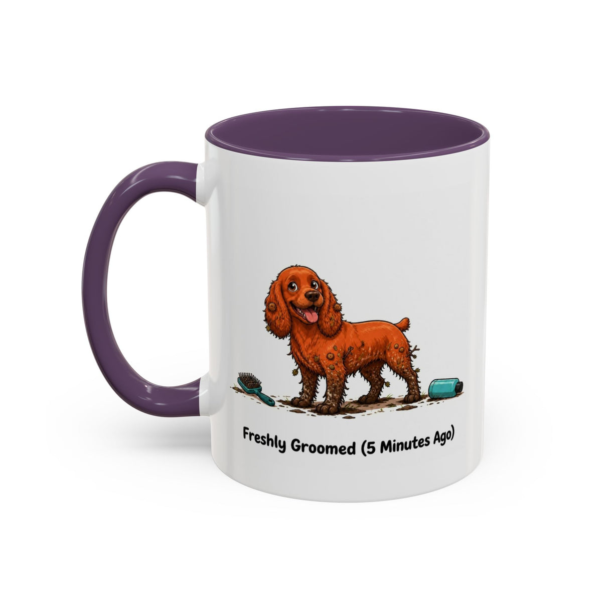 Freshly Groomed Mug - Cocker Spaniel - Red