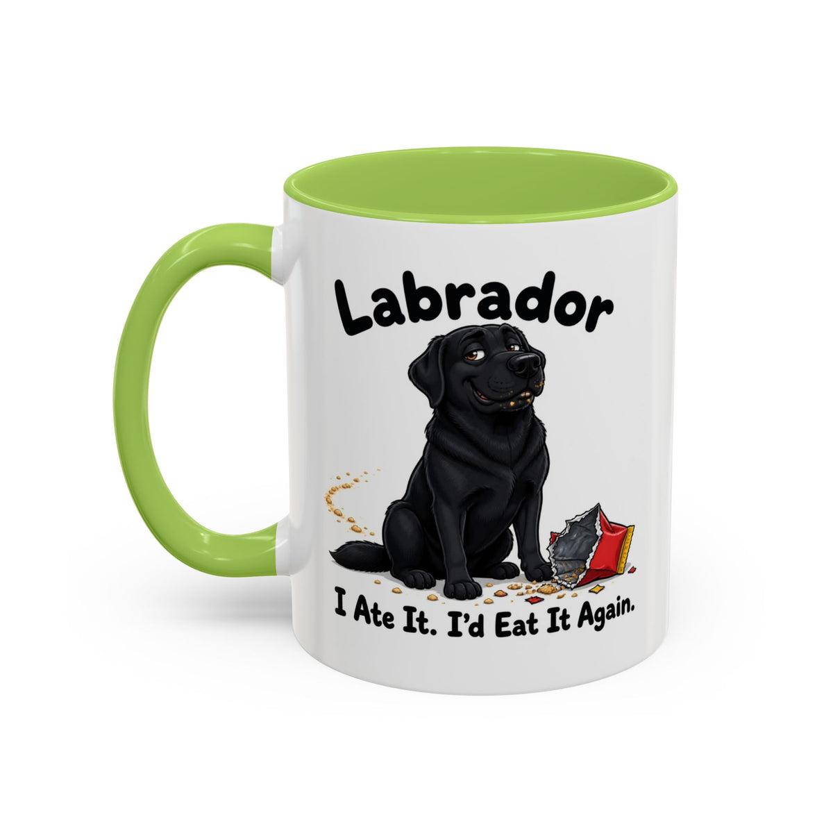 I Ate It Mug - Labrador - Black