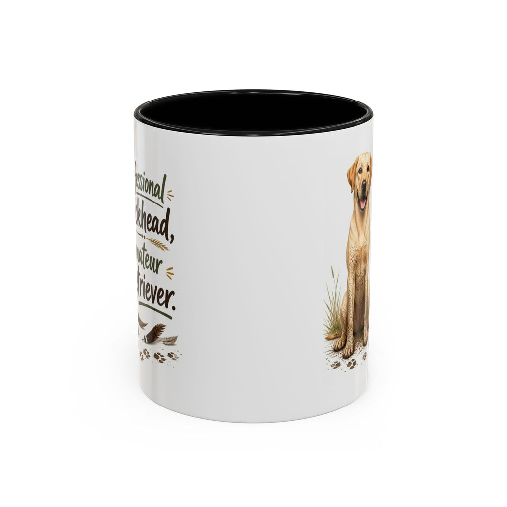 Funny Yellow Labrador Mug - Professional Dickhead, Amateur Retriever, Working Gun Dog Gift, Pheasant Shooting Mug, 11oz
