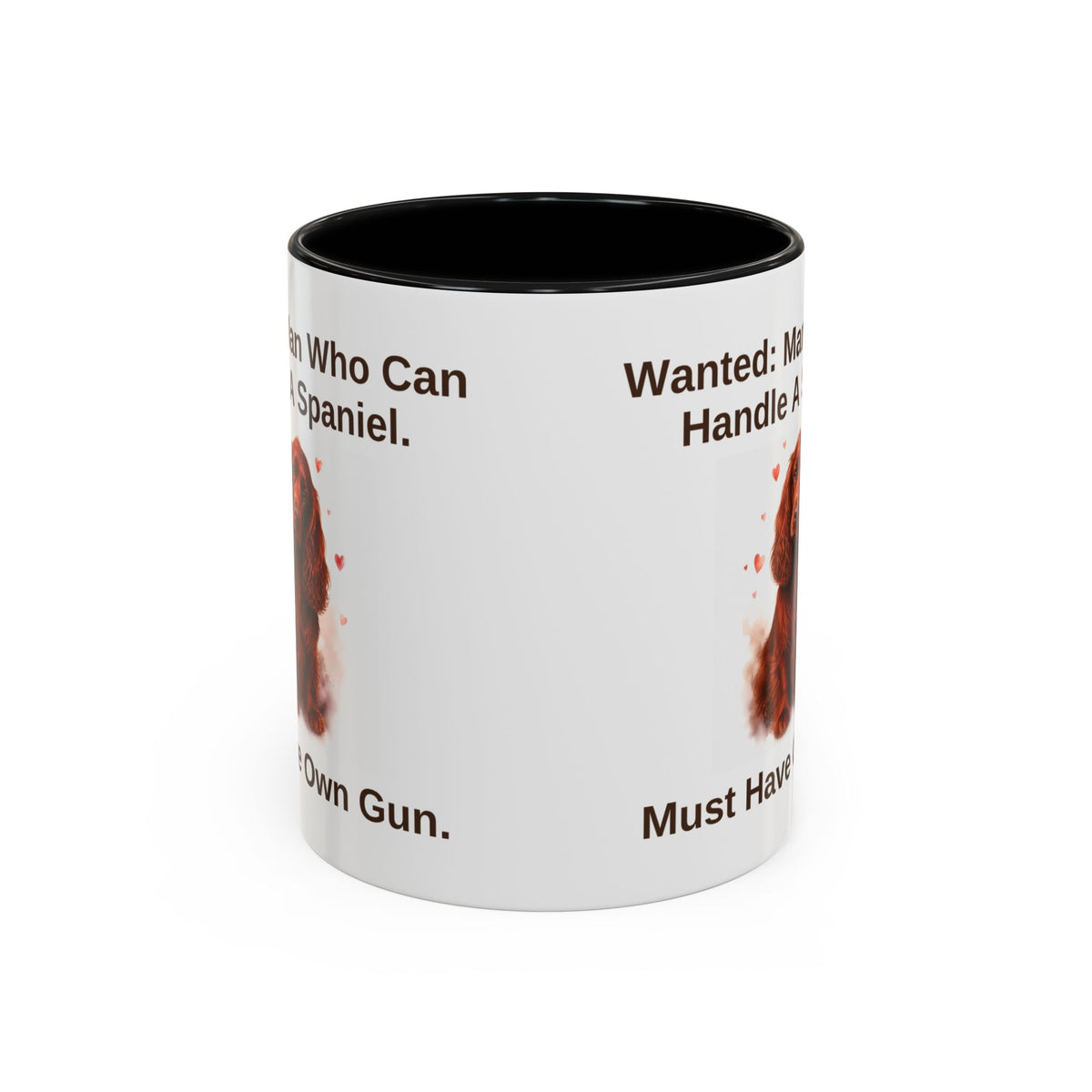 Wanted Mug - Cocker Spaniel - Red - Man
