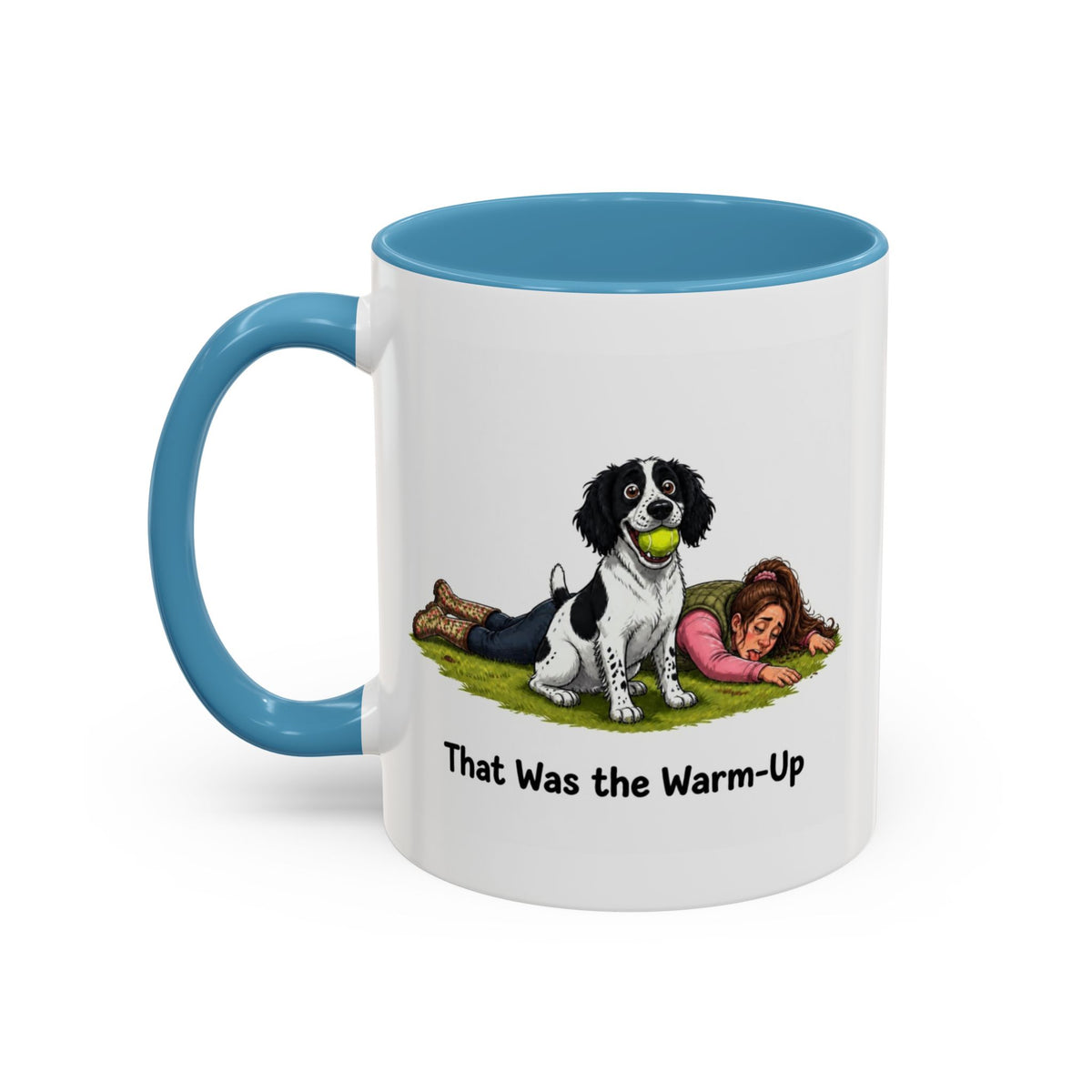 Warm-Up Mug - Springer Spaniel - Black & White - Woman
