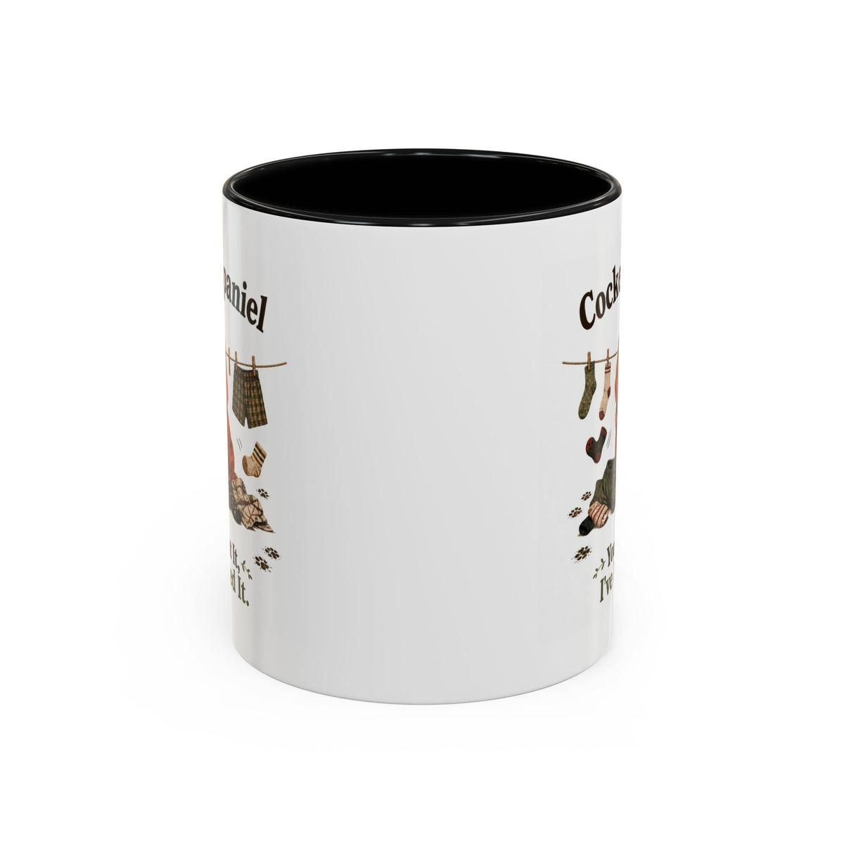 Funny Red Cocker Spaniel Mug - You Want It, I've Nicked It, Sock Thief Dog, Spaniel Owner Gift, 11oz