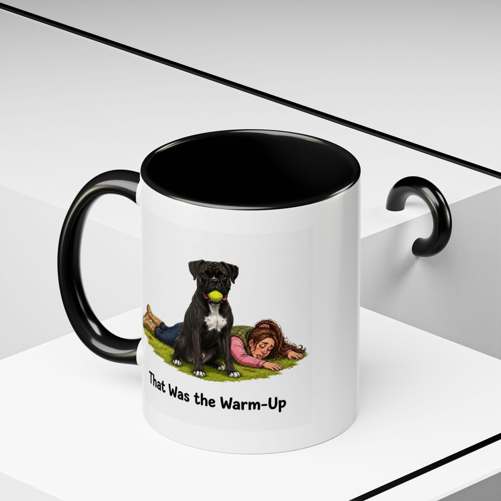 Warm-Up Mug - Boxer - Reverse Brindle - Woman