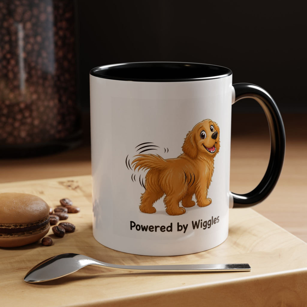 Powered by Wiggles Mug - Golden Retriever - Golden