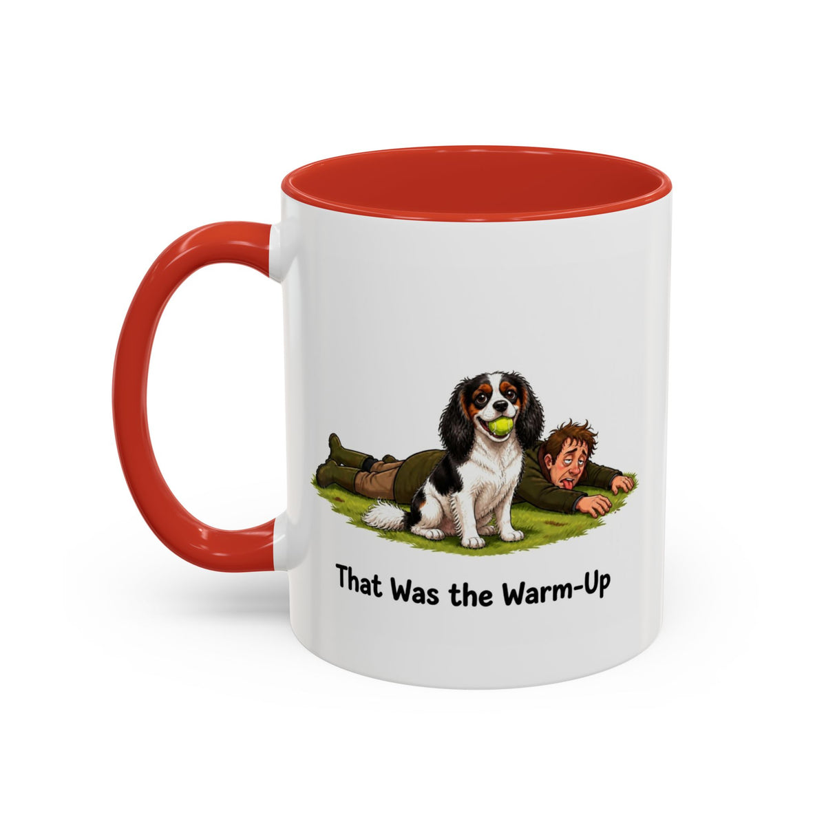 Warm-Up Mug - Cavalier King Charles Spaniel - Tricolour - Man