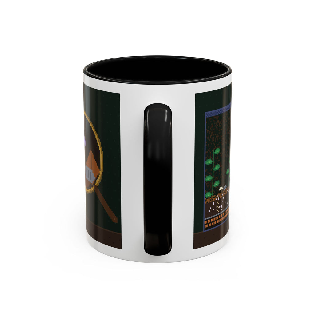 Bioactive Blend pixel art vivarium keeper mug, 11oz ceramic – view 7