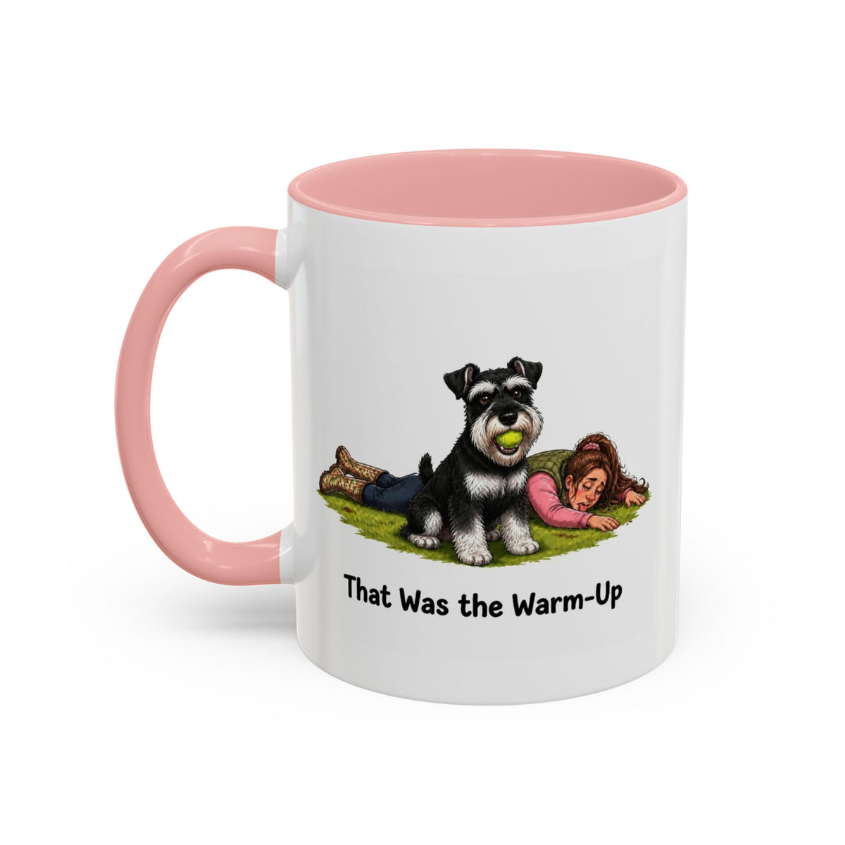 Warm-Up Mug - Miniature Schnauzer - Black & Silver - Woman
