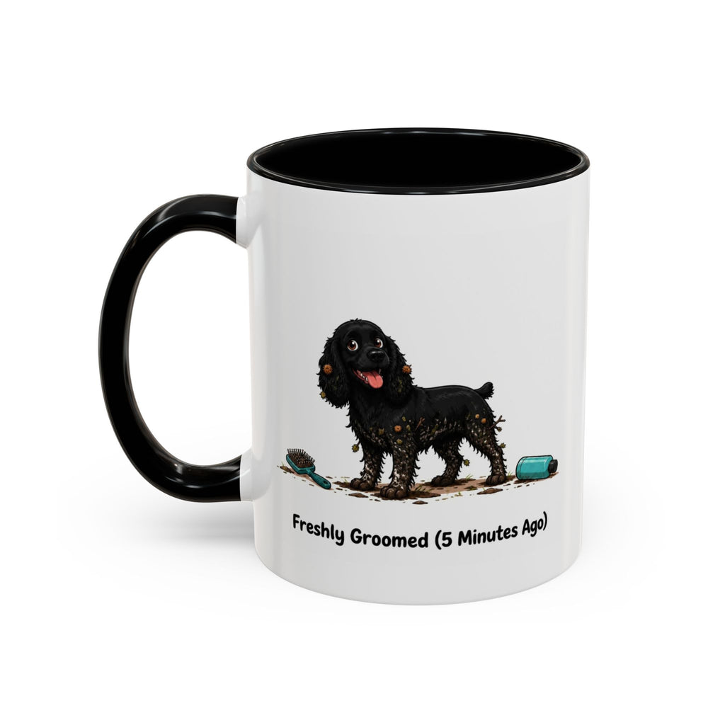 Freshly Groomed Mug - Cocker Spaniel - Black