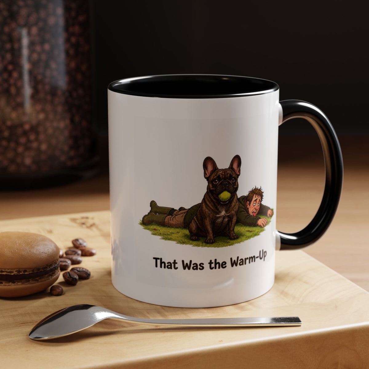 Warm-Up Mug - French Bulldog - Brindle - Man