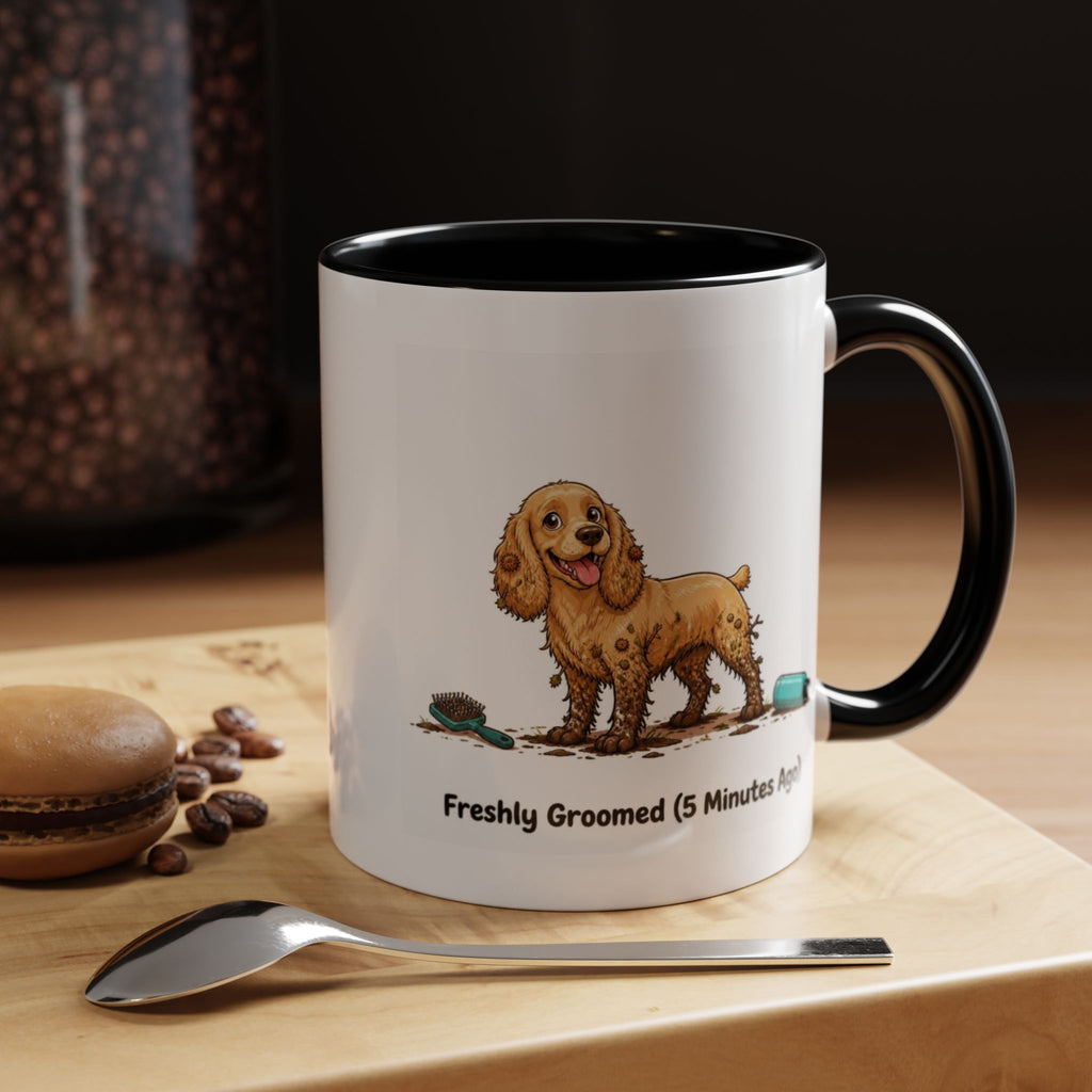 Freshly Groomed Mug - Cocker Spaniel - Yellow (Golden)